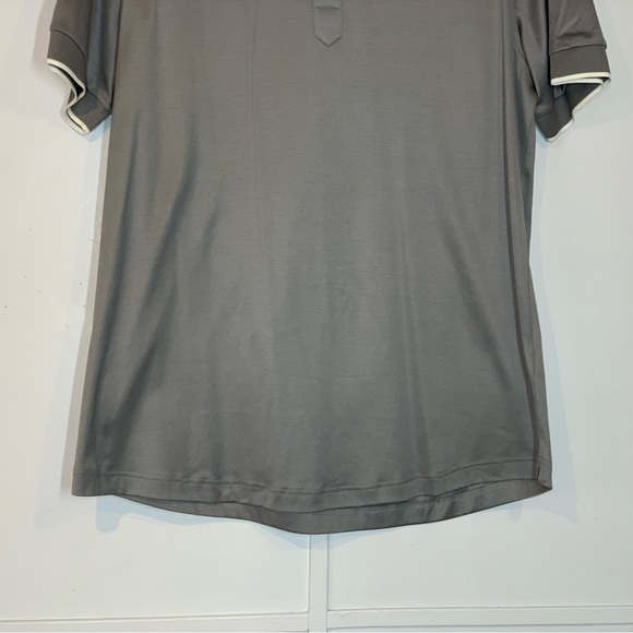 ETON Grey Filo Di Scotia Polo Shirt - Short Sleeve - Picture 8 of 16